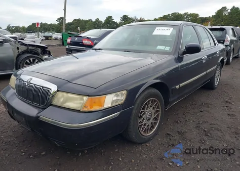 2000 Mercury Grand Marquis Gs из США, поврежденный, VIN 2MEFM74W4YX654288